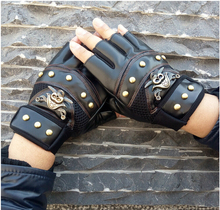 2014 Fashionable Gym Gloves Body Building Leather Fitness Weight Lifting Gloves Fitness & Body Building Gym Gloves Free Shipping