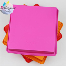 2016 New 1PCS Food Grade Silicone Mold Simple Square DIY Cake Tools High quality Pastry Moulds