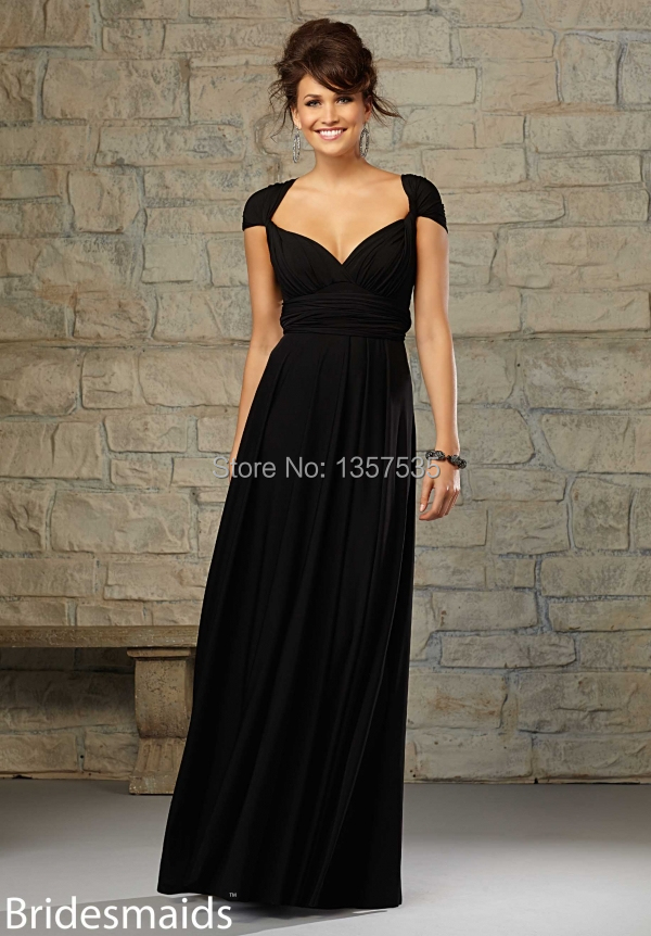 Long Black Casual Dress