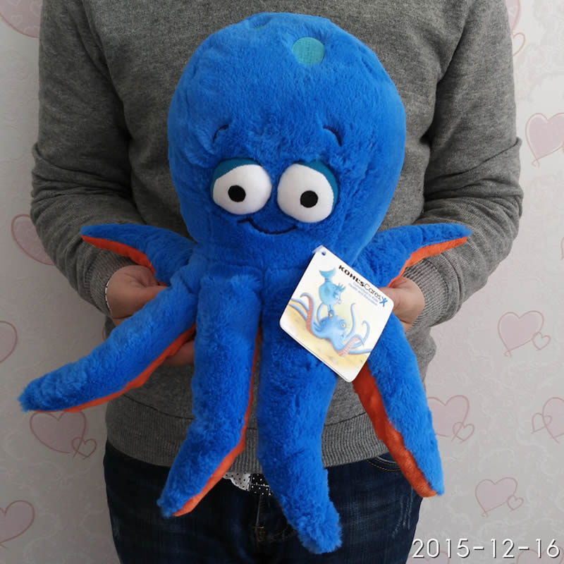 blue octopus plush toy