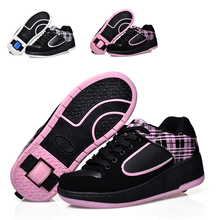 Child heelys Jazzy Junior girls boys heelys rollerskate shoes for children kids sneakers wheel shoes skate roller shoes