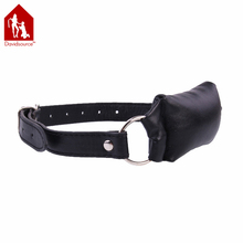 David Adjustable Buckle Black PU Leather Sponge Gag Dominated Joy Kinky Fetish BDSM Restraint Bondage Gear Adult Sex Toy