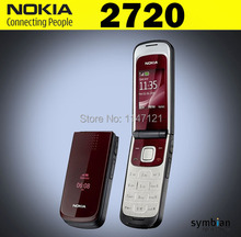 Original Nokia 2720 cell phone FM Radio 1 3MP camera MP3 player support Russian Arabic keyboard