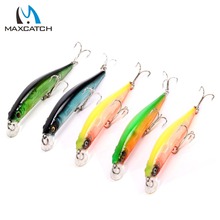 New Arrival Maxcatch 5Pieces Minnow Fishing Lures 100mm 8.37g 1.2m Artificial Bait Hard Fishing Lures Fishing Bait