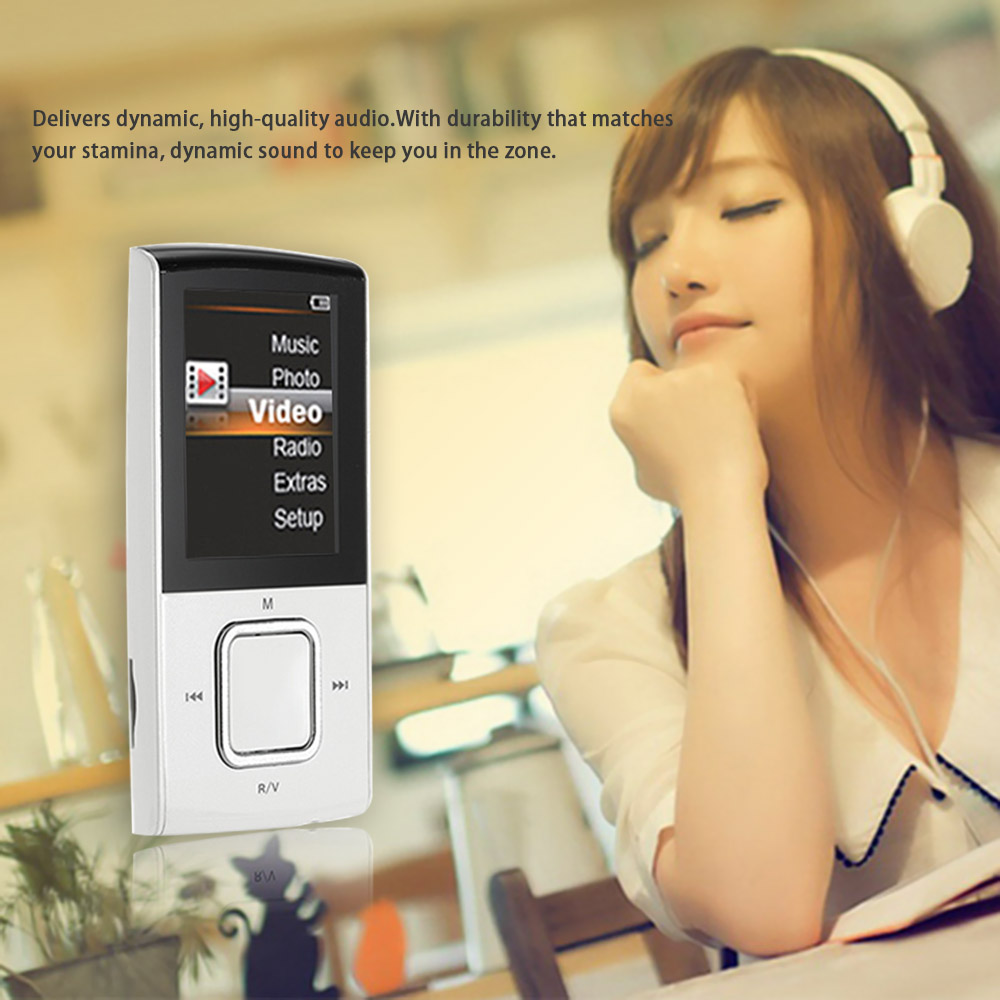 HOTT A8 MP3 Player 8GB 1.8 Inch Screen Sports MP3 Player High Quality Lossless Recorder FM E-Book Video Photo