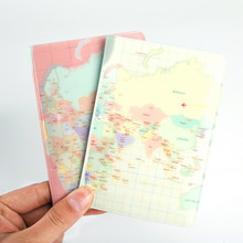 1pc Wholesale World Map Passport Case Money Credit Card Cover Holder Travel Organizer Wallet For Women Men