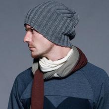 Charm Mens Hip Hop Warm Winter Wool Knit Ski Slouchy Cap Hat