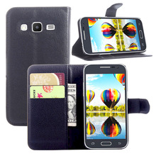 PU Leather Wallet Cases for Samsung Galaxy Core Prime Case G360 Flip Cover Stand Magnetic Capa Para Win 2 Duos + Card Holder