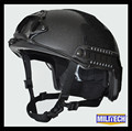 M LG Black Deluxe NIJ level IIIA 3A FAST Bulletproof Helmet Worm Dial With HP White