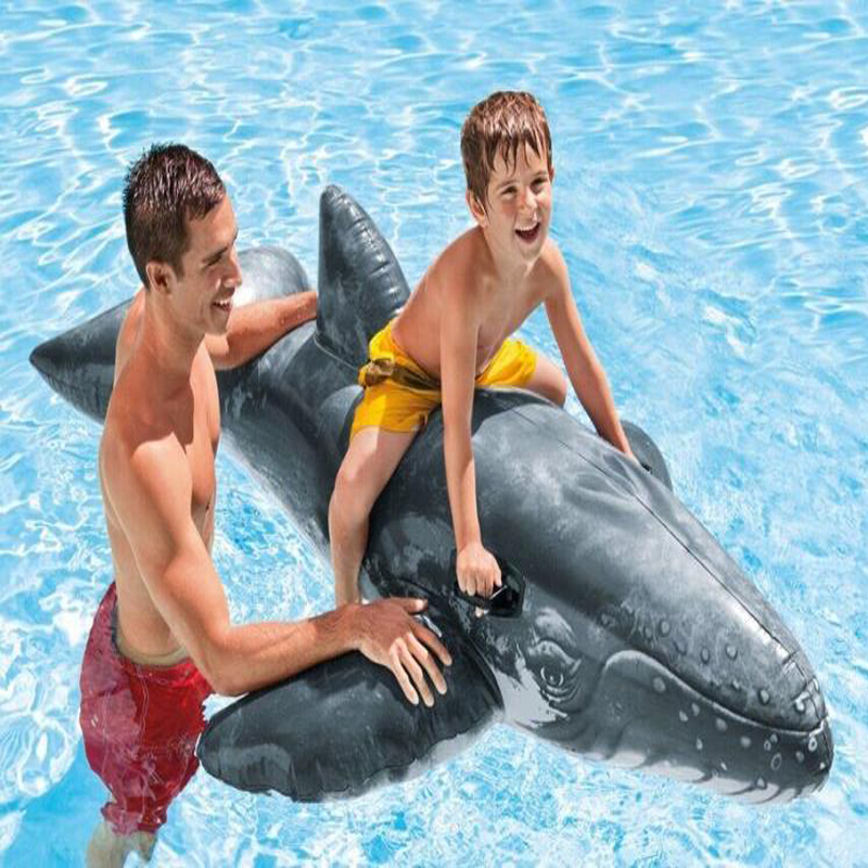 Фотография 201x135cm summer inflatable swimming pool toys whale swim ring pools adult kids baby toys large animal swimming pools