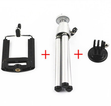 3-in-1 Mini Tripod + Stand Holder for Mobile Cell Phone Camera Phone  for gopro hero 3 4 free shipping