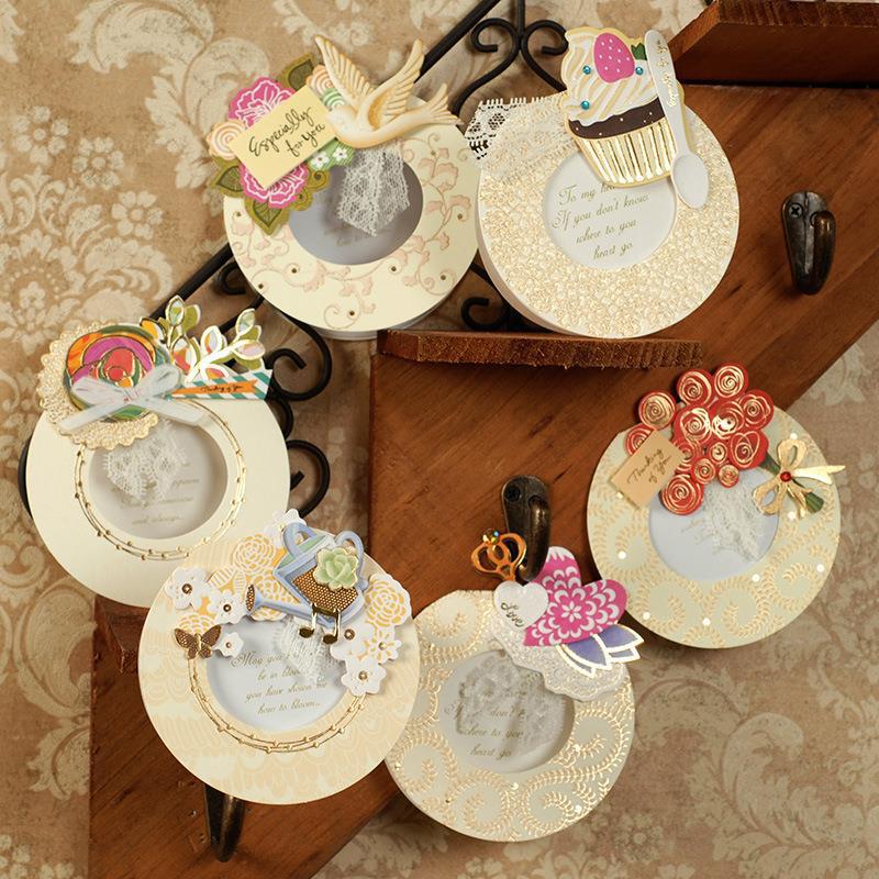 10pc paper photo frames for pictures Vintage frame...