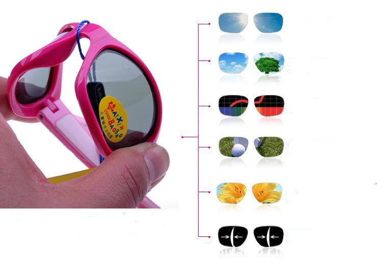 Baby polarized sunglasses male female child 2 - 10 years old sunglasses 2