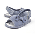 New Born Baby Little Kids Blue Jean Baby Girl Sandals Toddler Boots prewalker toddler shoes