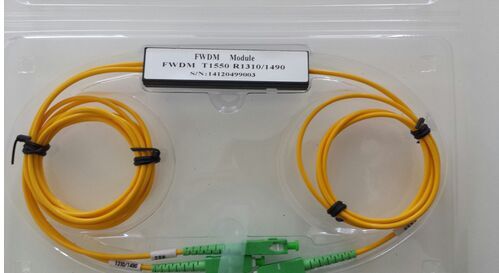 3 Ports EPON 3mm 1M ABS Box SC/APC T1550 R1310/1490 FWDM Module Filter Wavelength Division Multiplexer