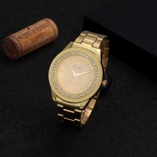 2016 High Quality Women Dress Watch Brand Luxury Fashion Casual Quartz Watch Women Stianless Steel Bling