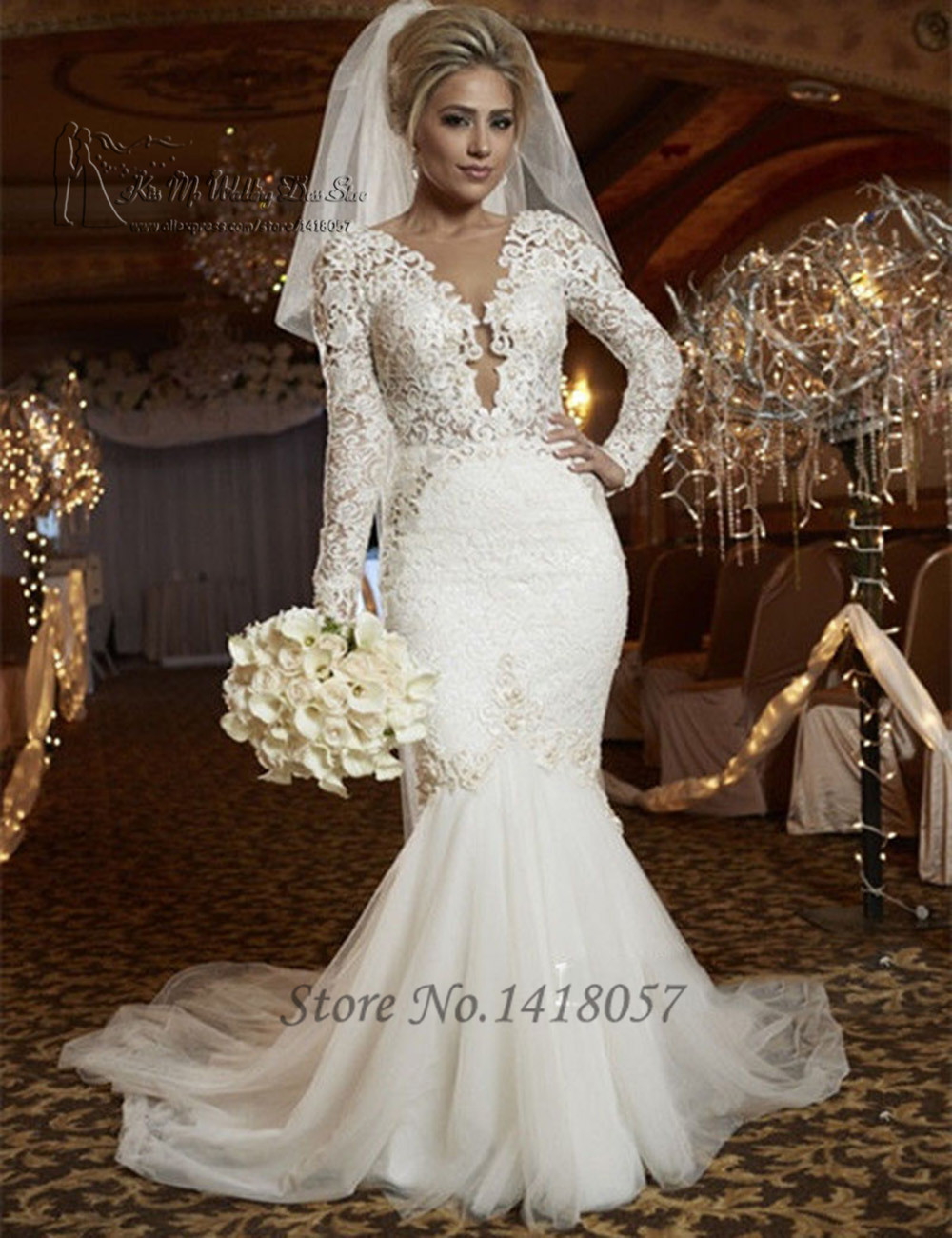 Wedding Long Sleeve Mermaid Wedding Dresses 17 best images about the dress on pinterest trumpet wedding gowns lace long sleeve mermaid ocodea