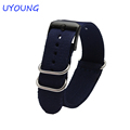 18mm 20mm 22mm 24mm New Black Nato Durable Nylon Wrist Watch Strap Band Military Army Nylon