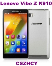 Original Lenovo VIBE Z K910 Dual Sim 16GB Rom Quad Core 5.5 IPS WIFI GPS 3050mAh Smart Cell phone Free shinpping