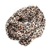 EA14 New Elegant Noble Classical Style Leopard Print Chiffon Warm Scarf Hot