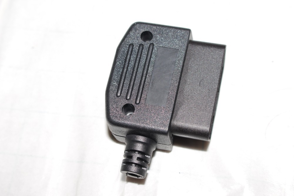 Wholesale OBD OBDII 16Pin obd connecters OBD2 16 pin Male connector plug housing + line card + screw 50pcs (3)