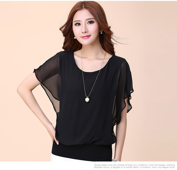           chifffon      feminina blusa lj502lqg