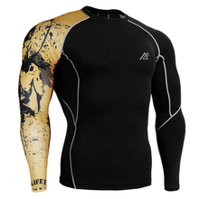 Compression Tight Skin Shirts for Man Fitness Exercise Base Layers Baseball Softball Running Gym Crossfit Mens Top Shirt Jersey