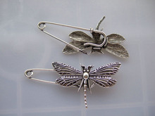 10pcs Kilt Scarf Shawl Strong Metal Large Safety Dragonfly Brooch Pin Skirt Knitted 50mm