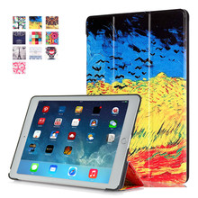 New 2016 PU Leather Stand Cover Case for iPad Pro 9.7 + 2 Pcs Screen Protector Gift Multi Color Tablet Case