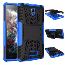 2015 Christmas gift Lenovo A2010 Case New Back Case Mix Color TPU&PC Plastic Dual Armor case with Stand For Lenovo A 2010 Cover