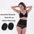 Free Shipping Women Sexy Boyshorts High Waist Body Shaper Push Up Knickers False Bum Hip Padded