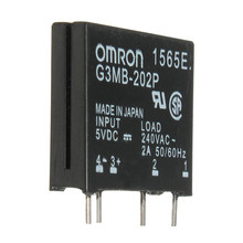 Brand New High Standard G3MB 202P DC AC PCB SSR In 5VDC Out 240V AC 2A