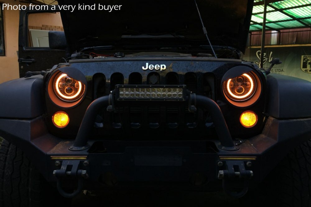 7 inches LED headlight for Jeep Wrangler