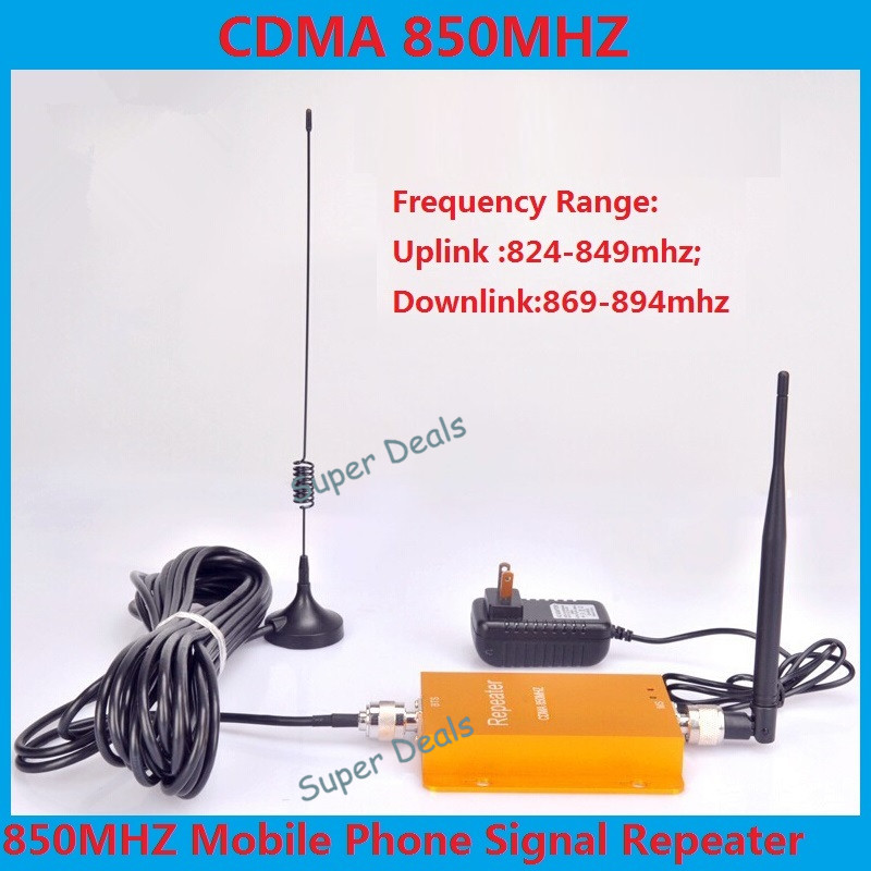 Family Office CDMA GSM 850mhz Cell phone Signal Booster Enhancer Repeater Amplifier,mobile signal repeater cover 500m2 +Antennas