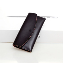 2015 fashion Ladies Women s long hasp Wallets Genuine Leather Purses Elegant Female handbag