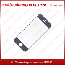 Free Shipping Original White Front Tempered Glass For iPhone 5S Mobilephone Parts 20PCS LOT