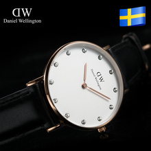 top brand Daniel Wellington women DW watch rhinestone diamond genuine leather lady wristwatch relogio relojes feminino