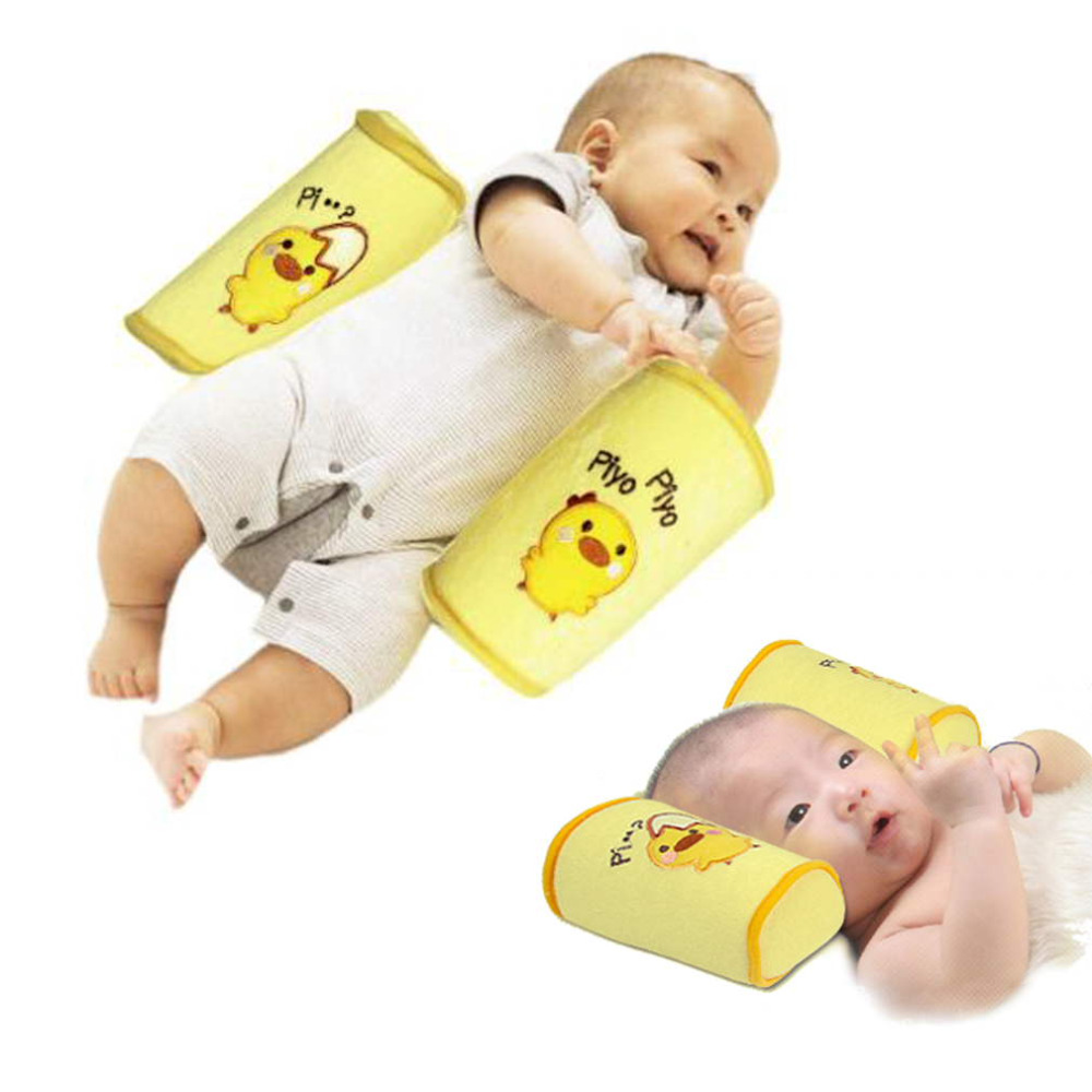 Comfortable Cotton Anti Roll Pillow Lovely Baby Toddler Safe Cartoon Sleep Head Positioner Anti-rollover