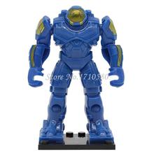 Super Heroes Avengers Minifigures 88318B IRON MAN HULK BUSTER Building Blocks Bricks Action Mini Figures Toys