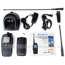 Black DPMR Digital Walkie Talkie TYT DM UVF10 VHF UHF 136 174 400 470MHz 5W 256CH
