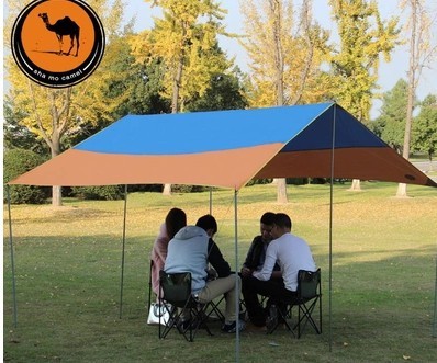 3*3m Ultraviolet sun shelter rain-proof sunshade shed outdoors Camp roof awning Tent ultralight Canopy Pergola 2 colors carpas