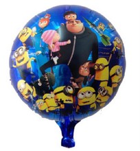 Despicable Me 2 Minion foil Balloon balloons Party Supplies children bexigas para festas de baloes
