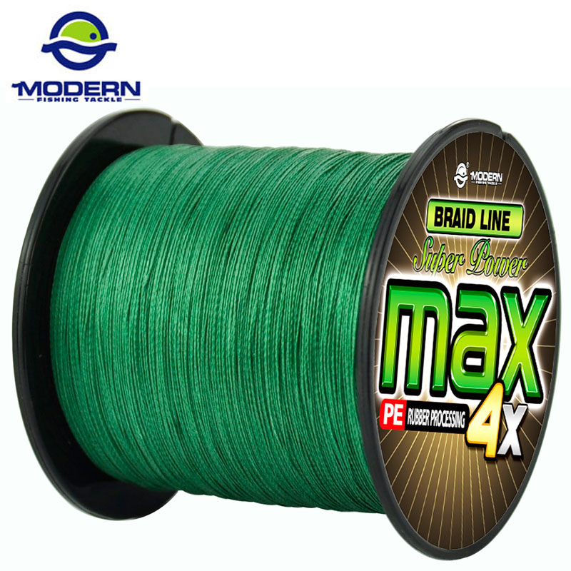 1000M MODERN FISHING Brand Super Strong Japan Multifilament PE Braided Fishing Line 4 Strands Super Strong 8 10 20 30 40 60 80LB