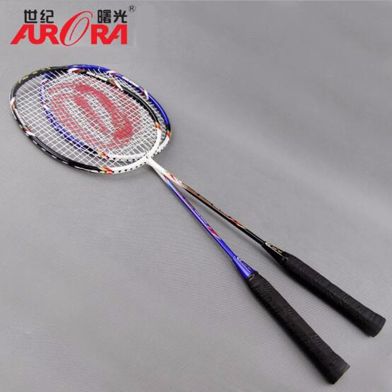 High Value 2 Color Carbon Training Badminton Racket 24LBS  (4)