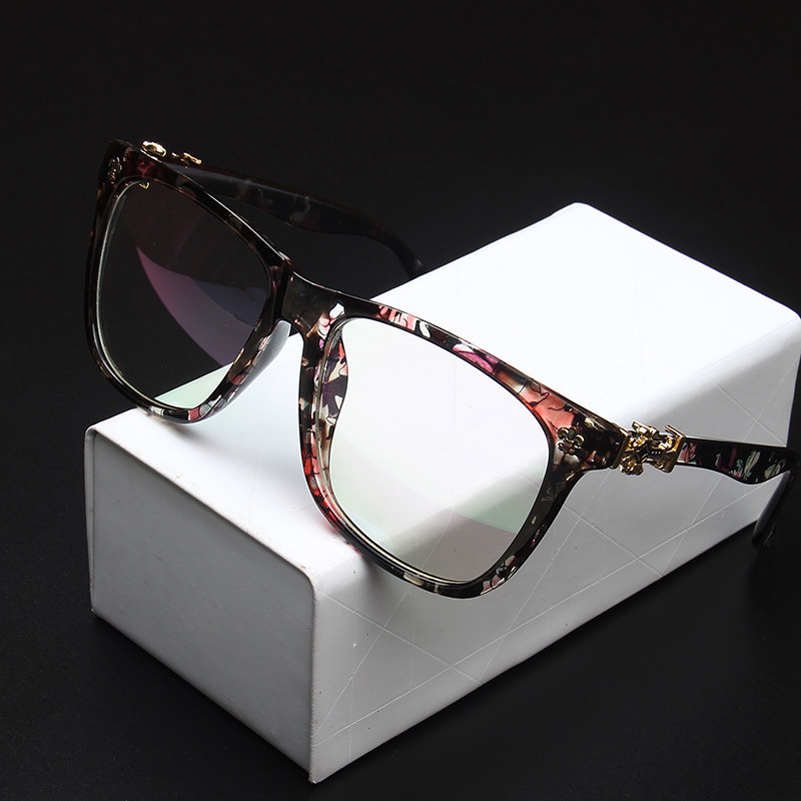 D Womens eyeglasses color Radiation protection green film ...