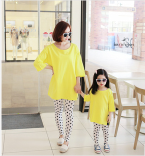 Mother daughter matching dresses