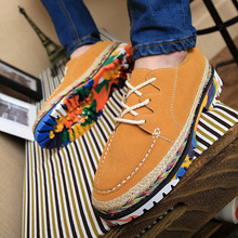 2014 New Arrival four season Canvas PU Shoes For Man Multicolor Casual Shoes For men comfortable