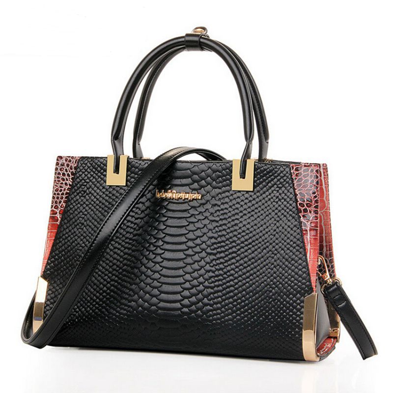 Hot Sale Women Handbags Women Messenger Bags Ladies New Shoulder Bag bolsas Leather Handbags Crocodile Pattern Tote Bags A40-325