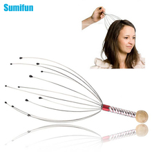 1Pcs Sumifun Anti stress Tens Pain Relief Octopus Head Scalp Neck Stress Release Relax Massage Claw
