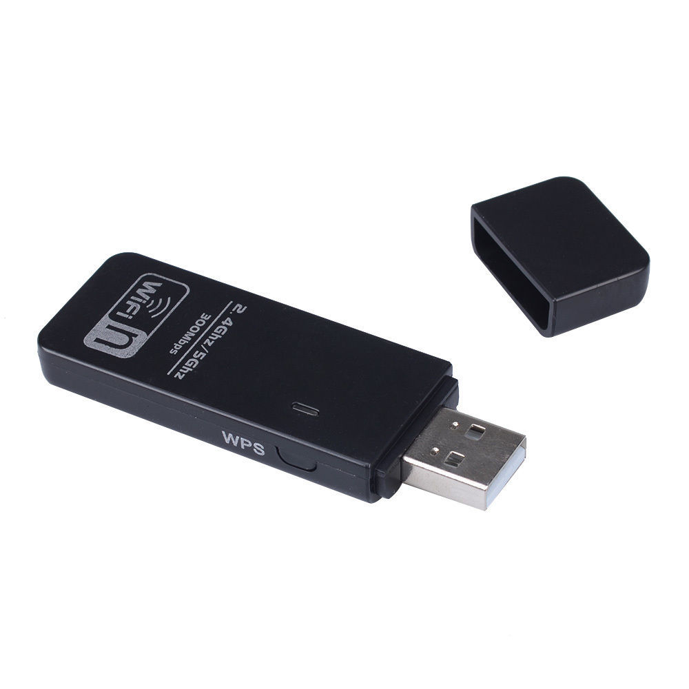 Купить Мини-adaptador беспроводной usb Wi-Fi адаптер 300Мбит/с двойной ...
